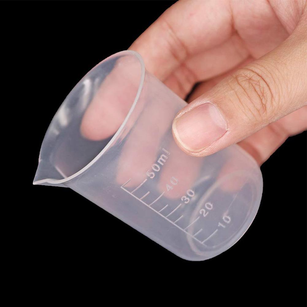 Vaso medidor de plástico transparente para cocina, herramienta de cocina para hornear, vaso de medición para el hogar