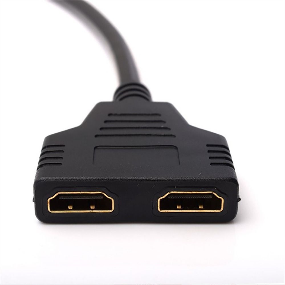 Adaptor splitter hdmi cu 1 intrare și 2 ieșiri, adaptor cablu video cu 1080 fire , monitor birou, pc, laptop