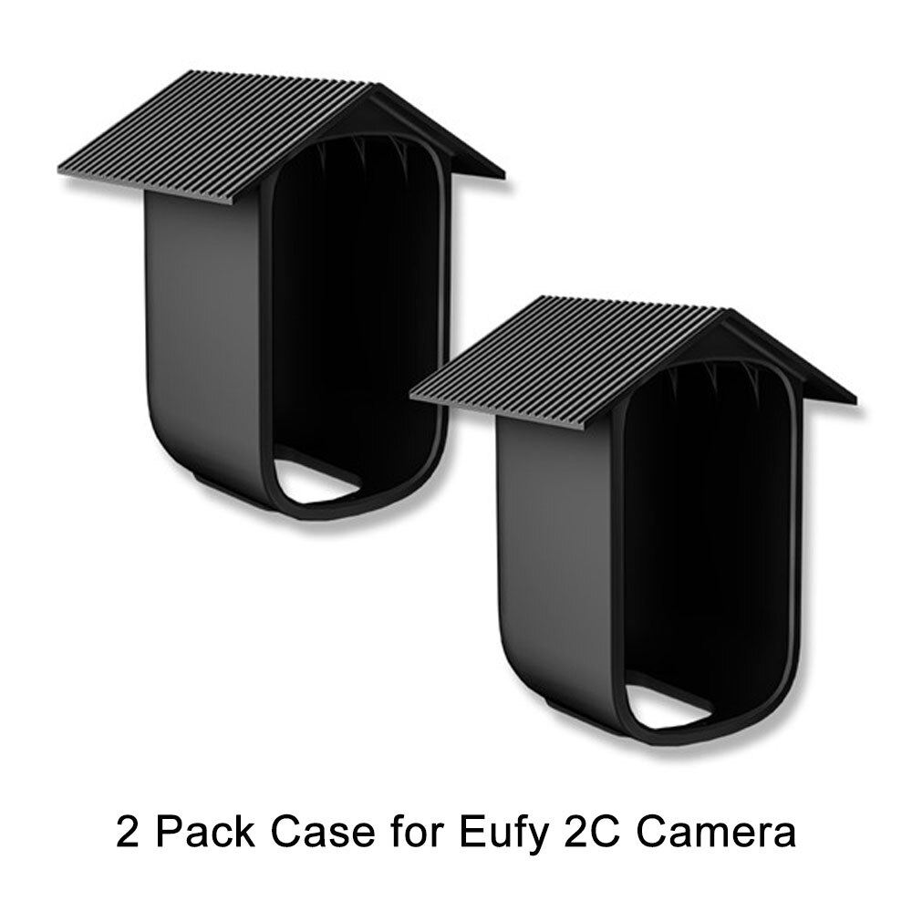 Vandtæt silikone taske til eufy 2c/ eufy 2/ eufy e sikkerhedskamera beskyttelsesovertræk hud udendørs uv-resistent kamera tilbehør: Til eufy 2c