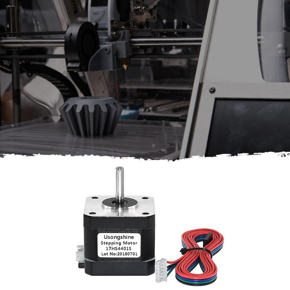 Nema 17 stepmotor 1.68a nema 17 step motor 42 bygh 17 hs 4401s motor 4- ledning til 3d printer print