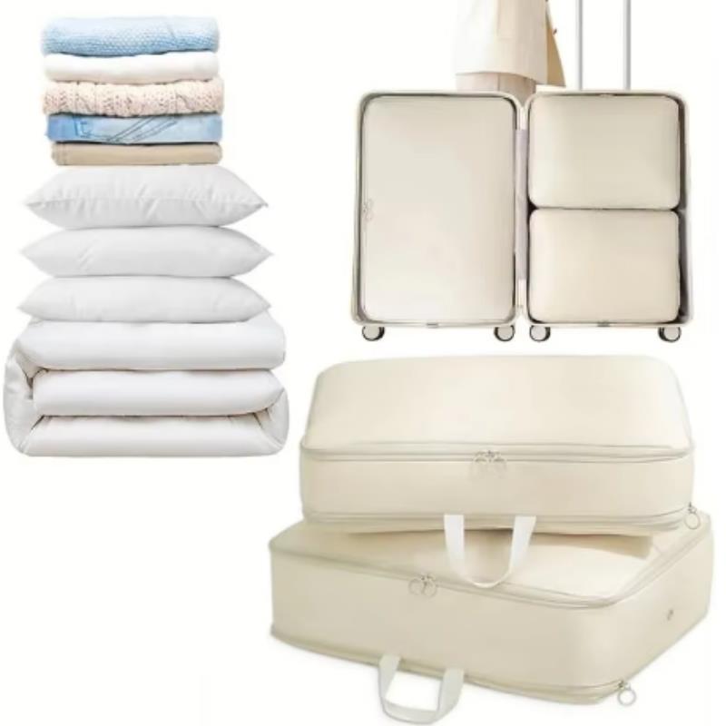 Large Capacity Travel And Family Dual-Use Down Jacket, Blanket Storage Bag, Compressed Clothing Storage Bag, Moving Packing Bag