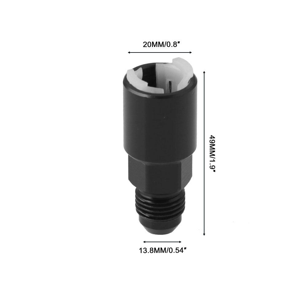 Quick Connect Fuel Rail Line Adapter Fitting Coupling Connector 6AN to 3/8