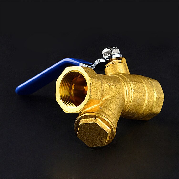 1pcs Brass Y Type Strainer Filter Ball Valve 32mm Grandado