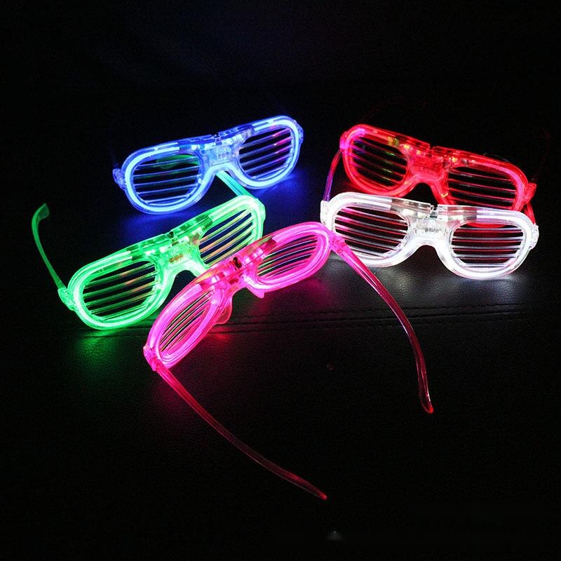 Led Bril Flash Lichtgevende Blind Eyewear Licht Oogmasker Knipperend Gloeiende Glazen Bruiloft Carnaval Dance Bar Party Kerst Speelgoed