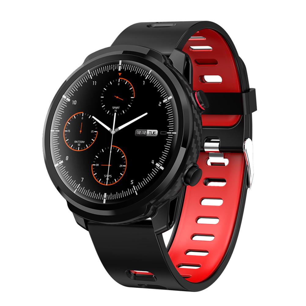 Männer Uhren Herz Rate Überwachung Smart Uhr Wasserdichte Sport Uhr Wetter Prognose Fitness Armband für SENBONO S10: Red