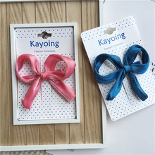EnkeliBB de 10*7cm pasadores de pelo para bebés y niñas de con moño Clips para el pelo para niñas de estilo dulce para niños todos los accesorios