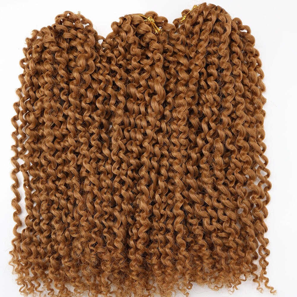 Amir12inch Marley bob Braids Ombre red purple blue Crochet Braiding Hair 3Pack/Lot Synthetic Curly Hair Extensions for Women: #27