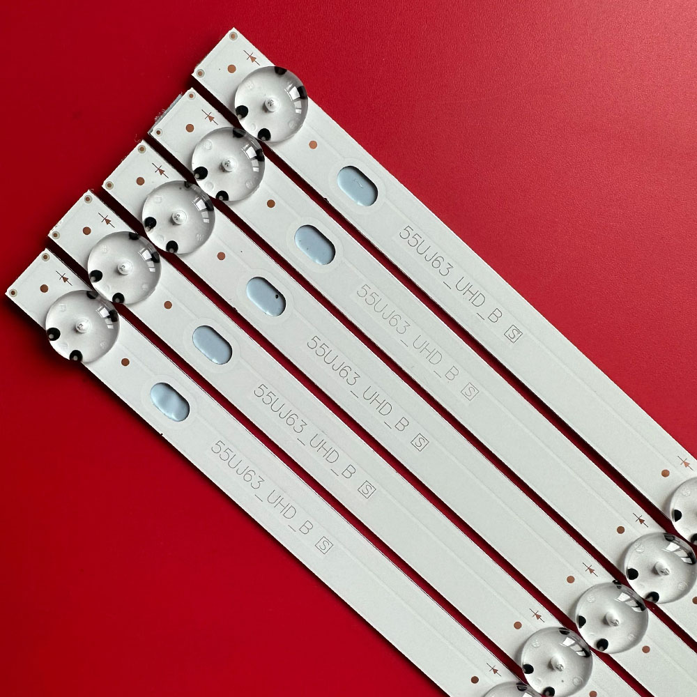 10/20 stk. led-baggrundsbelysningsstrimmel til  lg55 uj 6309 55 uj 635v 55 uj 634v 55 630v 55 uj 6300 ssc _55 lj 55 55 uj 63_ a b eav 63632405 eav 63673005
