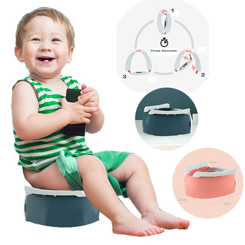 Kid Draagbare Toilet Training Baby Potje Wc Voor Kids Fold Kinderen Outdoor Reizen Seat Voor Wc Jongen Meisje zuigeling