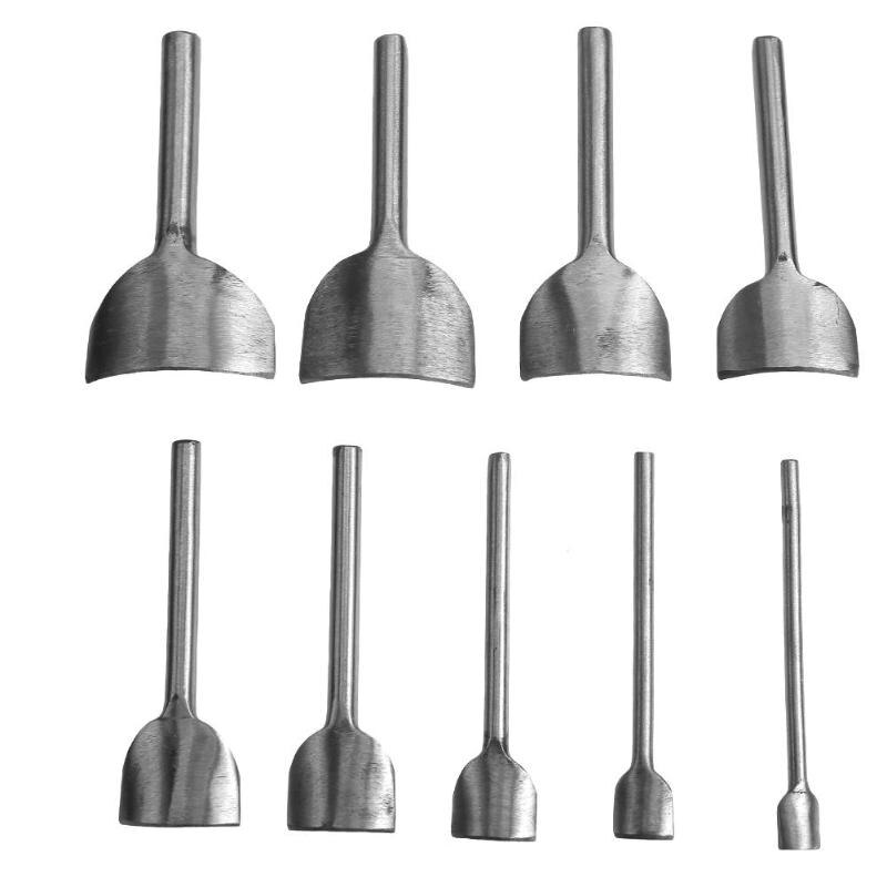 1PC 10-50MM Leather Craft Half-Round Cutter Punch Tools DIY Leather Belt Wallet Strap Cowhide Punches Set Leathercraft Tools
