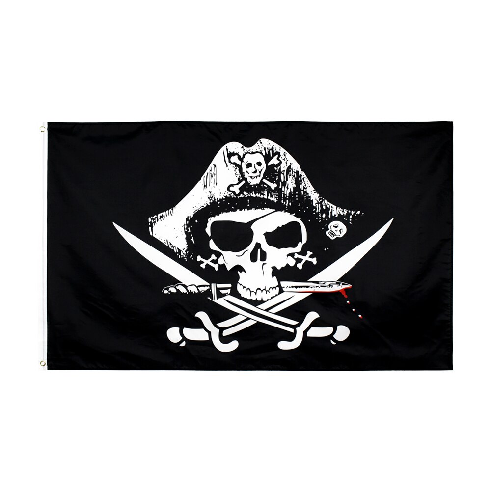 90x150cm Black Beard Blackbeard Edward Teach Pirat... – Grandado