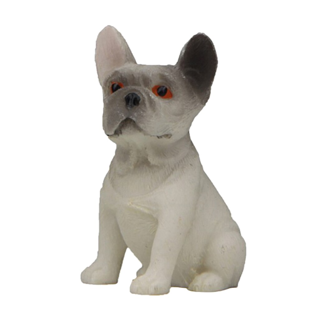 Decorative figure French bulldog figure dog figure animal figure toy: 09