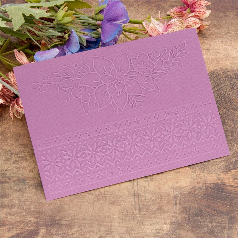 Prachtige bloemen reliëfmap sjablonen voor doe-het-zelf scrapbooking plastic sjabloon knutselen kunst dagboek decoratie schildergereedschap