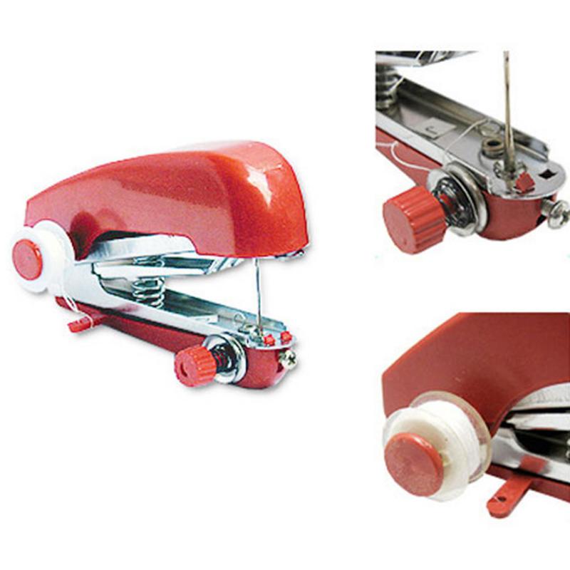 Cute Mini Manual Sewing Machine Portable Simple Operation Sewing Cloth Tool Fabric Handy Needlework Tools