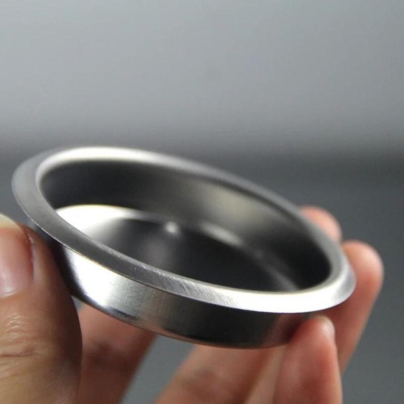 58mm mini metall blindfilter backflush innsatskurv til espresso kaffemaskin tilbakespyling rengjøringe blind bolle kaffetilbehør
