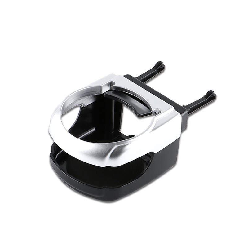 Wylot samochodowy uchwyt na kratkę wentylacyjną uchwyt samochodowy na napój wylot powietrza uchwyt na kubek popielniczka samochodowa uchwyt kubka uchwyt otwory w samochodzie stojak na kubki: srebro