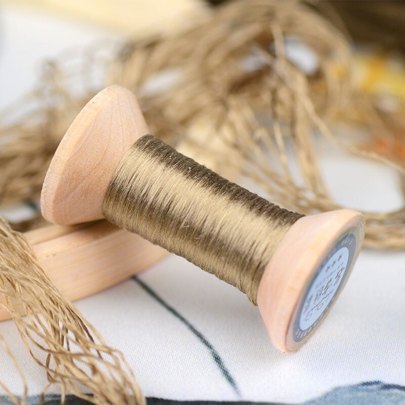 20 meters per thread / hand embroidery embroidery / silk thread / silk hand embroidery thread / blue brown: 3