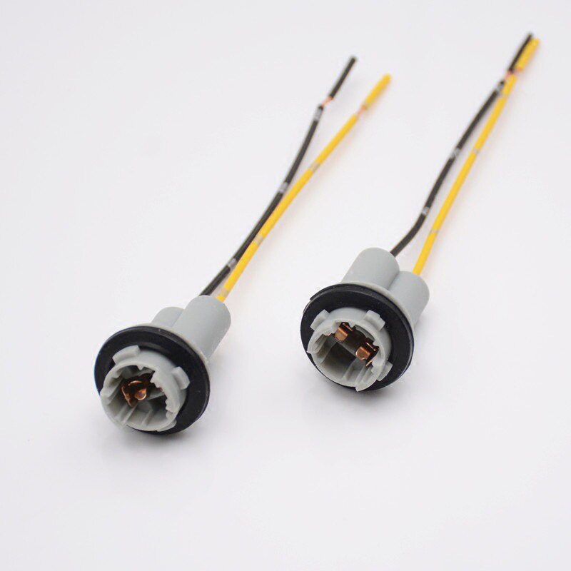 Soporte de lámpara Led T10 T15 para coche, adaptador de Base para bombillas, instrumento de liquidación de vehículos, accesorios de luz de señal de giro, 2 uds.: Default Title