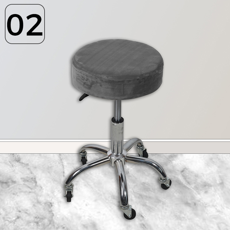 32-38cm Velvet Stool Cover Bar Round Swivel Chair Cover Universal Stool Cover Bar Coffee Shop Stool Cover: 2