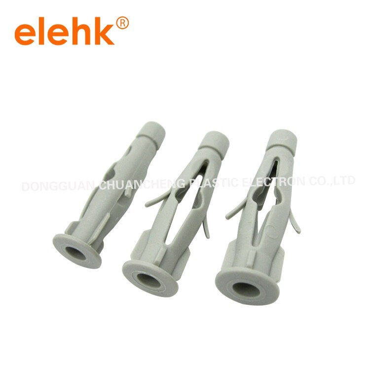 10mm/8mm/6mm st ihåliga väggpluggar i plast