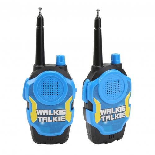 2 Stks/set Kinderen Handvat Walkie Talkie Remote Draadloze Oproep Ouder-kind Interactieve Puzzel Speelgoed: Blauw