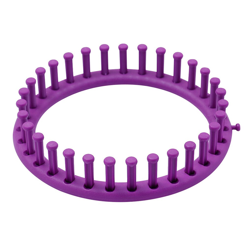 Telar redondo de punto para Kit de herramientas DIY, 4 Uds., sombrero redondo de plástico, bufanda circular, suéter, telar circular, tejido a mano