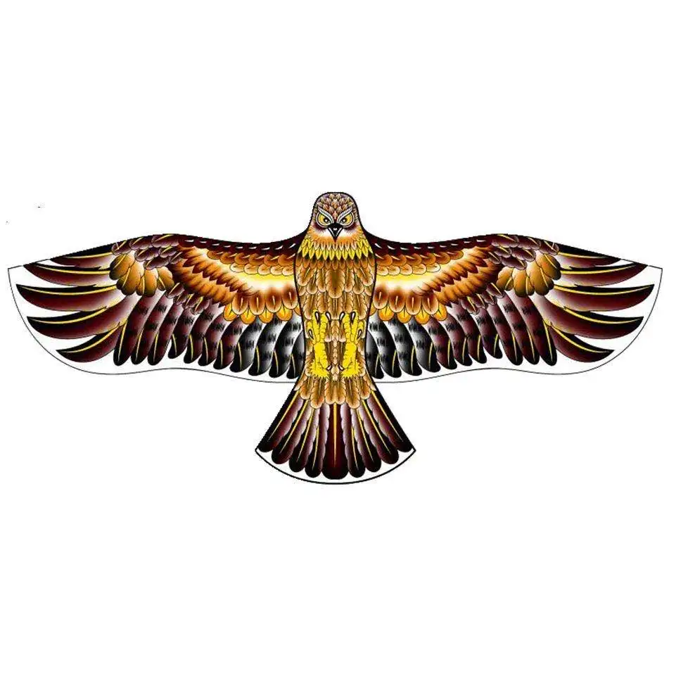 Anti pájaro volando halcón cometa repelente de aves gran águila cometas espantapájaros señuelo para granja jardín repelente de plagas de aves