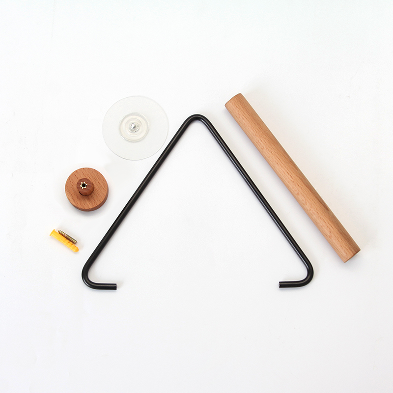 distributore di asciugamani di carta igienica portarotolo di carta in legno per porta carta a contatto per bagno portaoggetti per uso domestico: bronzo