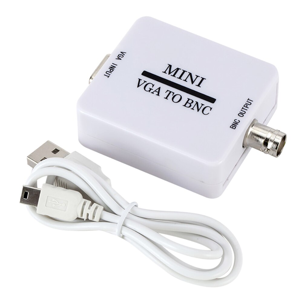 1 pièces HD VGA vers BNC convertisseur vidéo boîtier convertisseur Composite VGA vers BNC adaptateur convertisseur numérique pour moniteur HDTV: Default Title