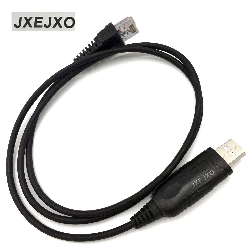 JEXJXO Programming Cable OPC-1122 for ICOME Radio for IC-F110 IC-F5023 8Pin USB Black