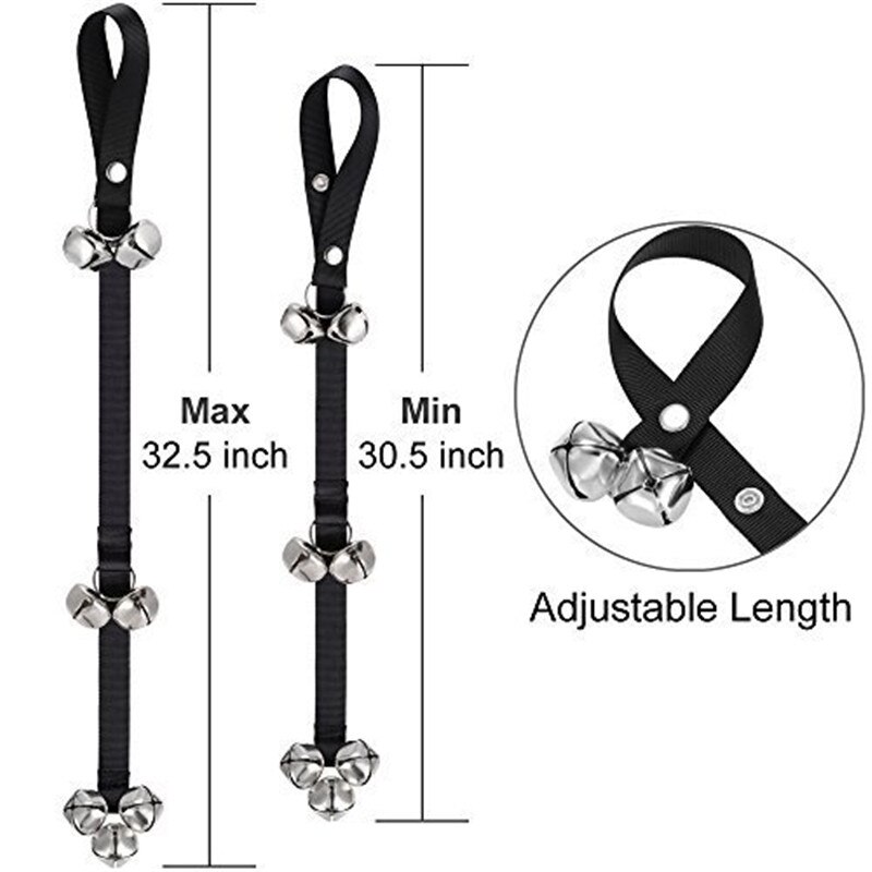 Hund Ausbildung Türklingel Einstellbar Hängen Hund Haustier Alarm Glocken Haustier Ausbildung Werkzeug Für klein Mittel groß Hunde