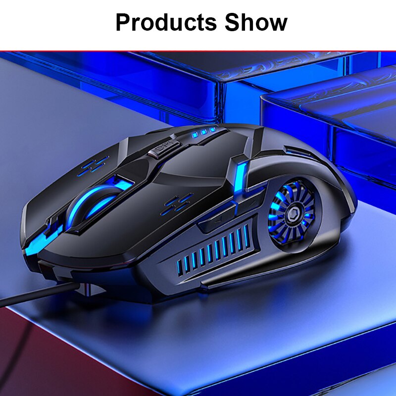 Pro Gamer Gaming Mouse 8D 3200DPI Adjustable Wired Optical LED Computer Mice USB Cable Sound/Silent Mouse For laptop PC
