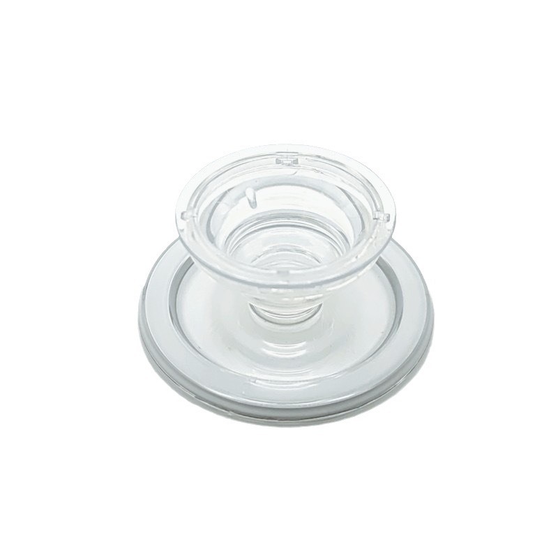 Agarre para teléfono con soporte expandible, agarre adhesivo - Negro: Transparente