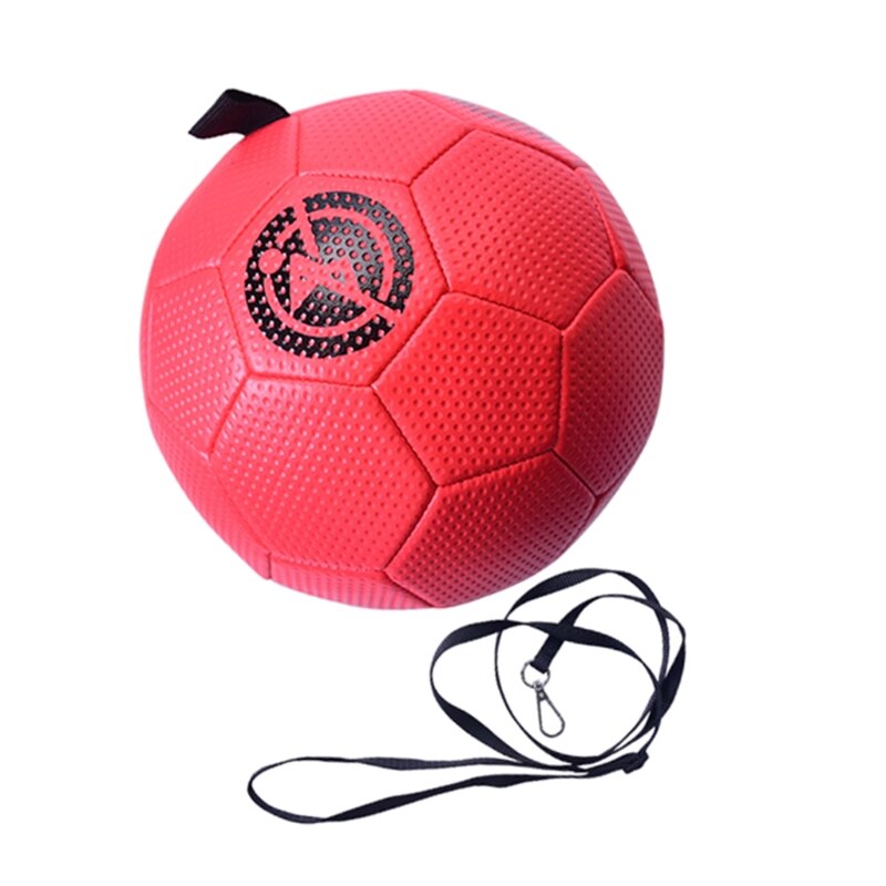 Balón de entrenamiento de fútbol N0HA, balón de fútbol inteligente juvenil con correa para malabares, Control de pie, práctica de patadas, cordón ajustable: B 3R