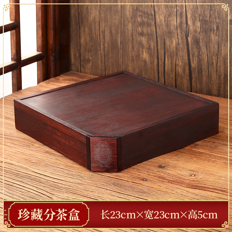 Bamboo Tea Box Tea Cake Storage Box Tea Organizer Tea Ceremony Accessories Tea Tray Drawer Organizer Storage Bin Bamboo Cabinet: B02