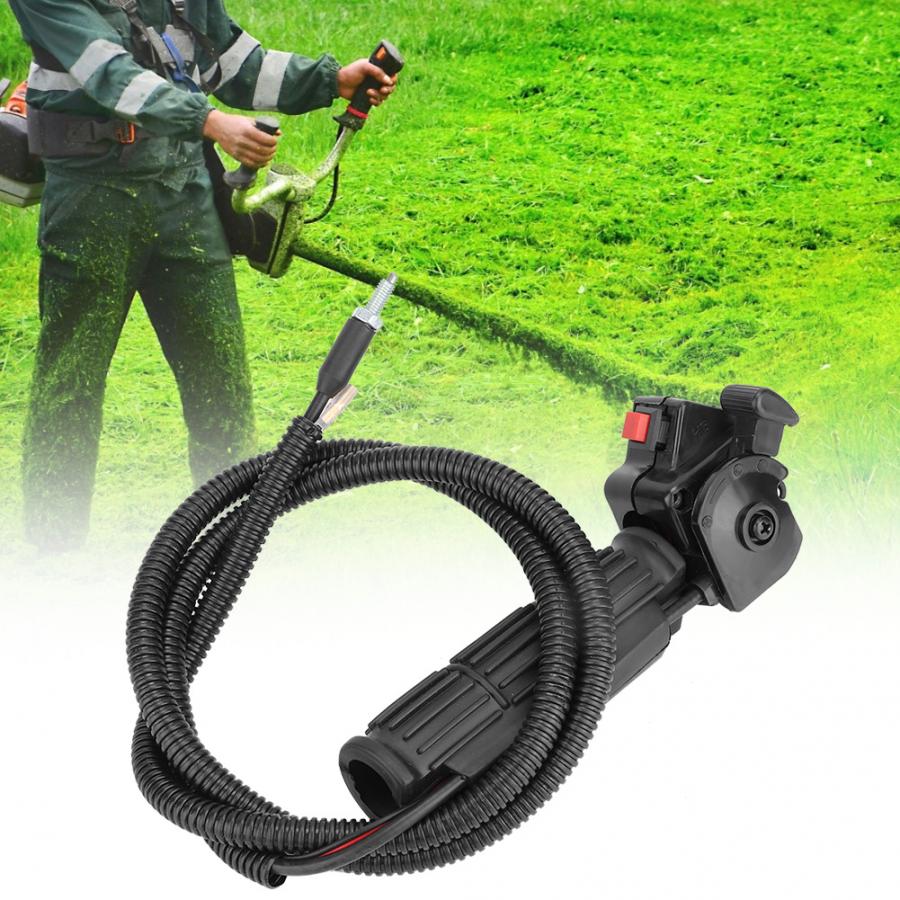 Throttle Cable Switch Garden Lawn Mower Trimmer Throttle Cable Switch Control Replacement Accessory Throttle Switch