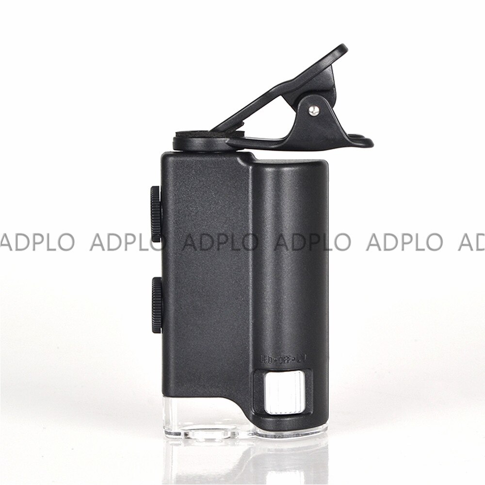 ADPLO 100X Zoom LED Magnifier Clip Microscope Suit For Tablet iPad LG Mobile Phone PC iPhone