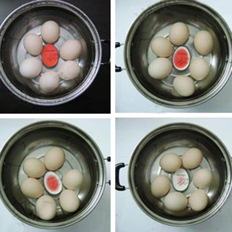 Ei-vormige kookwekker met kleuroplaadfunctie en warmtesensor voor in de keuken