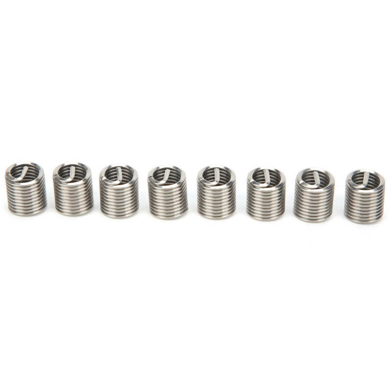 Thread Repair Tool High‑Strength Stainless Steel Thread Inserts for Machine 50 Packs DIY Handcraft