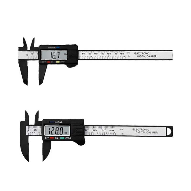 Millimeter Conversion Measuring Tool with LCD Electronic Vernier Metal Micrometer and 100/150mm Digital Vernier Caliper Inch