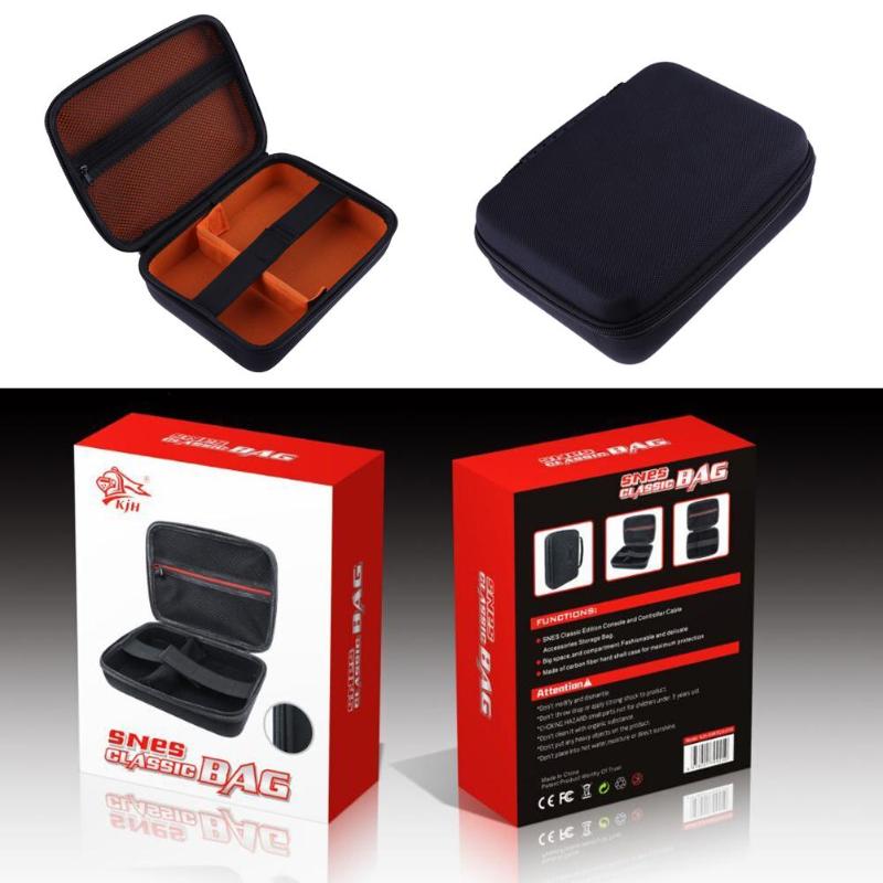 Portátil de almacenamiento de protección caja funda de transporte para Nintendo SNES Mini consola de morral bolsa para almacenaje bolsa protectora de