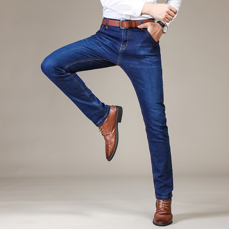 Jean Motard Homme Enzo Slim Fit Extensible - Taille UK, Délavé, Neuf Avec étiquettes