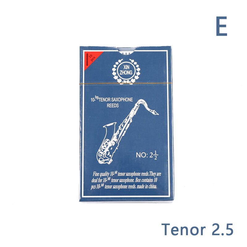 10Pcs Normaal Niveau G Altsaxofoon Sax Rieten Sterkte 2.5/ 3.0 Voor Beginners: E