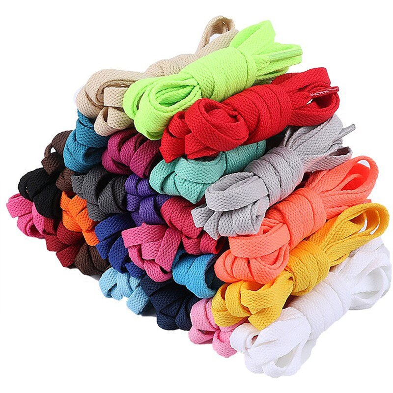 120cm Flache Schnürsenkel Farben Sneaker Schnürsenkel Saiten Schnürsenkel Schnürsenkel Ersatz leinwand schuhe Spitze lässig schuhe schnürsenkel