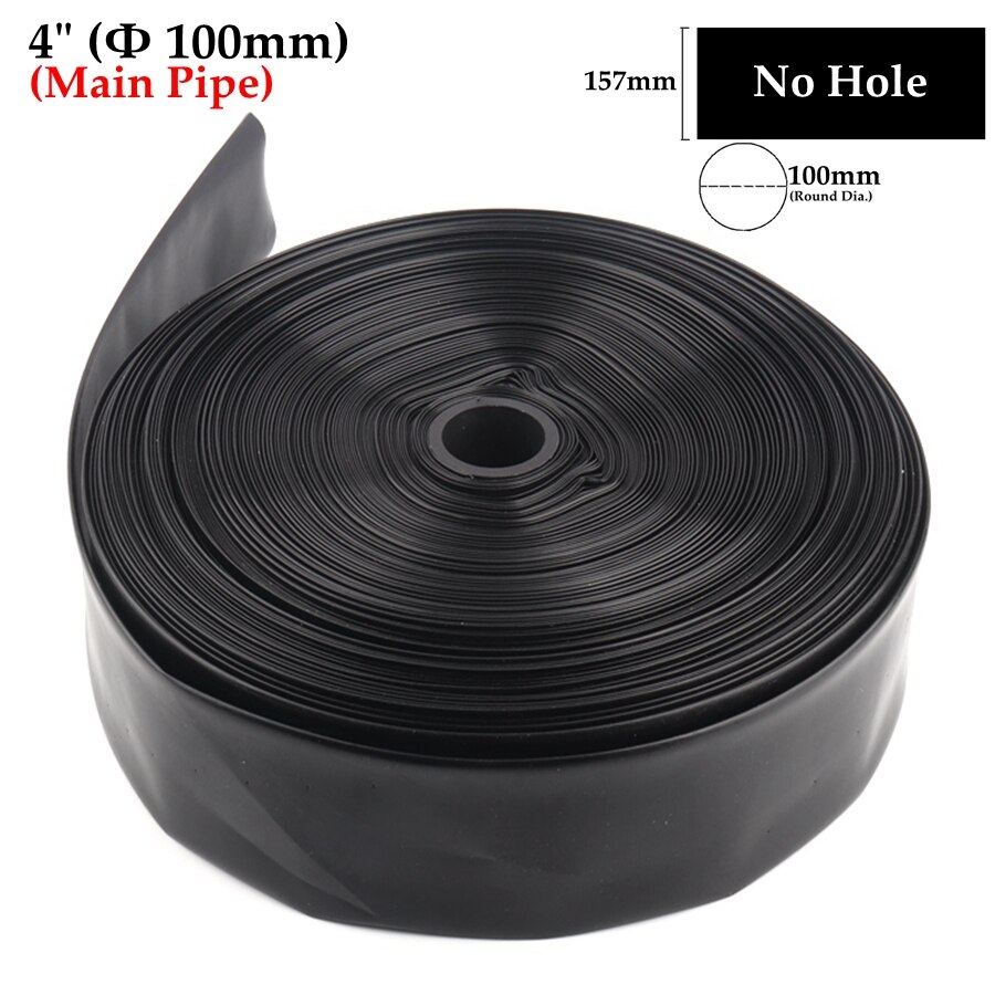 100m 4" Φ100mm Water Hose Farm Irrigation Pump Pipe Water Supply Tube Flexible Main Pipe Water Tube: Default Title