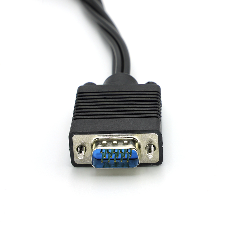 1pz VGA SVGA a S video 3 Convertitore RCA AV TV fuori Cavo Adattatore RCA Connettore Femmina Cavo video per PC computer portatile tenere sotto controllo HDTV