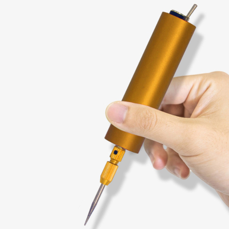 Minitaladro eléctrico de mano, taladro con micro-usb, 3X brocas