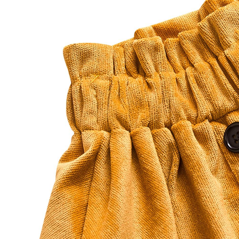 Kids Yellow Skirts Baby Girls Vestidos Solid Color Elastic Waist Short Tutu Skirts Sukienki Summer Summer