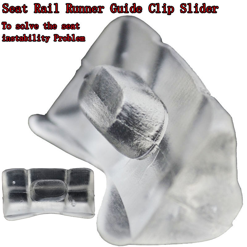 Riel de asiento para coche, guía deslizante con Clip, para VW MK1 MK2 MK3 Golf Passat Polo Jetta Corrado Caddy Scirocco, 6 uds.