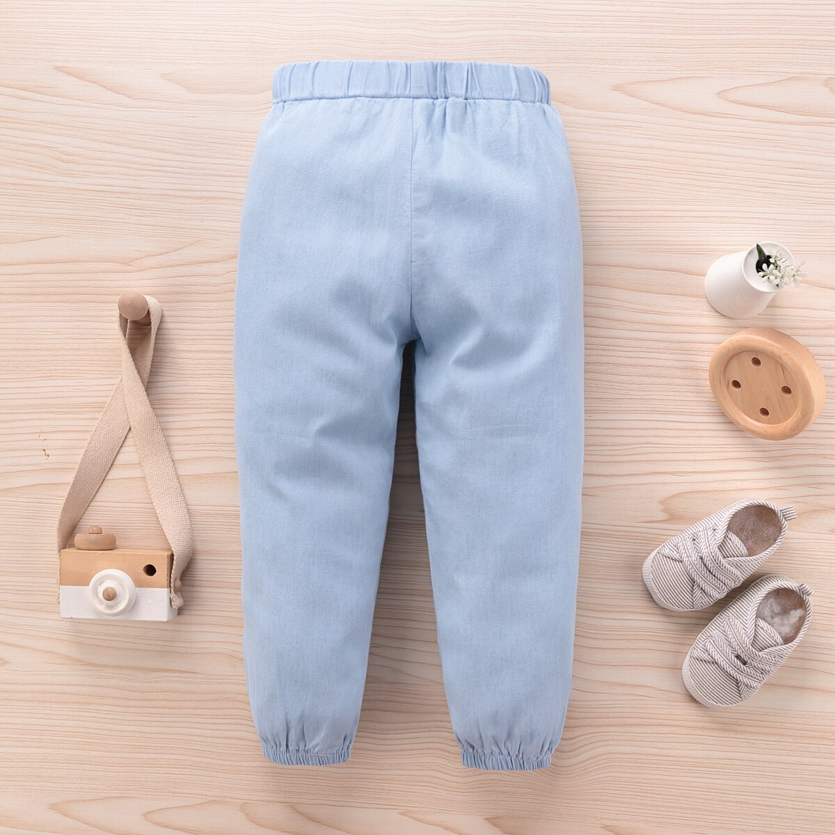 HIPAC bébé bas -né pantalon enfant en bas âge garçon fille Jogging Leggings infantile enfants bande dessinée ruban 100% coton décontracté pour les enfants